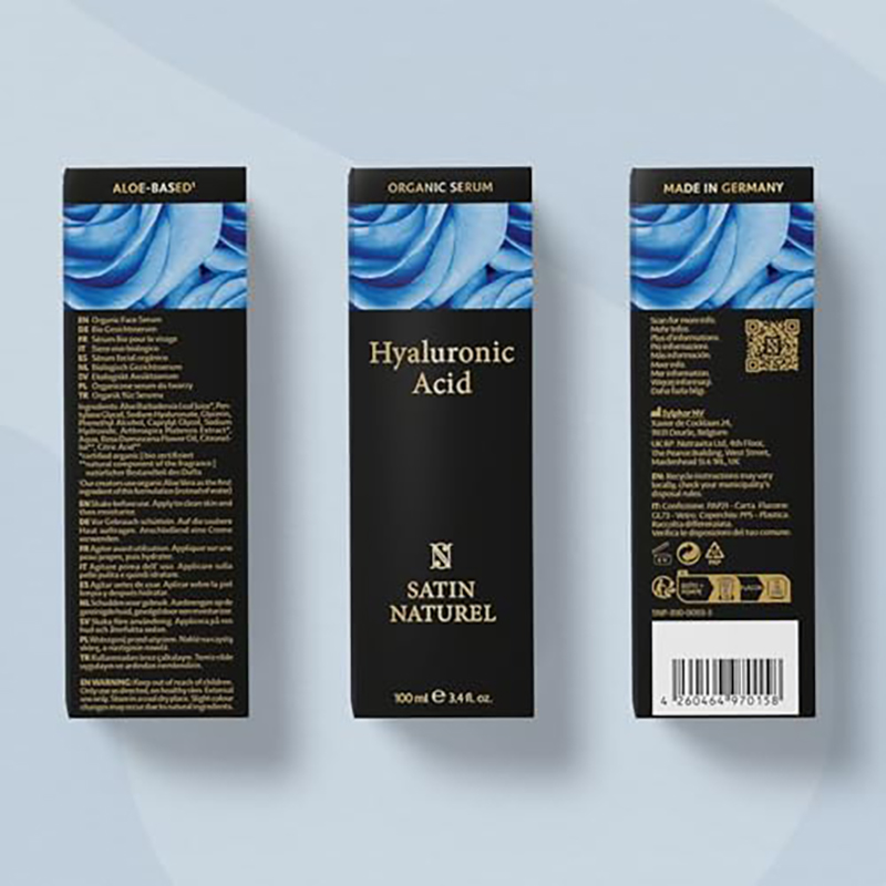 Satin Naturel Hyaluron Serum Hochdosiert 100ml – Bio Hyaluronsäure Serum Gesicht – Anti-Aging Feuchtigkeitsserum – Vegan – 24h Feuchtigkeit – Gesichtspflege für Frauen und Männer - Image 2