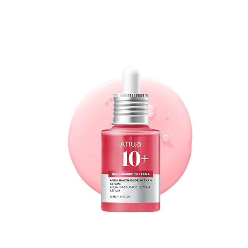 Anua Niacinamide 10 + TXA 4 Serum, Pflege bei dunklen Flecken, Hyaluronsäure, Tranexamsäure, Leichtes & hydratisierendes All-in-One Daily Serum für Glass Skin, Korean Skincare, 30ml