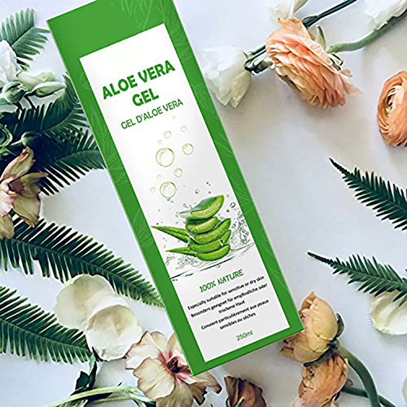 Aloe Vera Gel 100% Pur - für Gesicht Haare Körper - Natürliche, Beruhigende und Pflegende Feuchtigkeitscreme After Sun - Ideal Naturkosmetik für Trockene, Strapazierte Haut & Sonnenbrand - 250ml - Image 6
