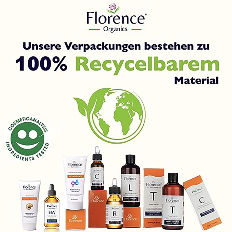 60ml Bio Hyaluron Serum mit Vitamin C, E. Hochkonzentriert Anti-Falten, Anti-Aging & Dunkle-Flecken. Hyaluronsäure-Gesichtsserum, Ideal als Augenkonturcreme. Dermaroller Essence. Vegane Naturkosmetik - Image 6