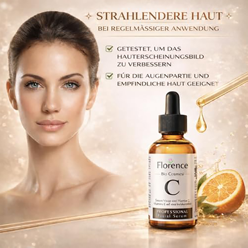 60ml Bio Hyaluron Serum mit Vitamin C, E. Hochkonzentriert Anti-Falten, Anti-Aging & Dunkle-Flecken. Hyaluronsäure-Gesichtsserum, Ideal als Augenkonturcreme. Dermaroller Essence. Vegane Naturkosmetik - Image 3