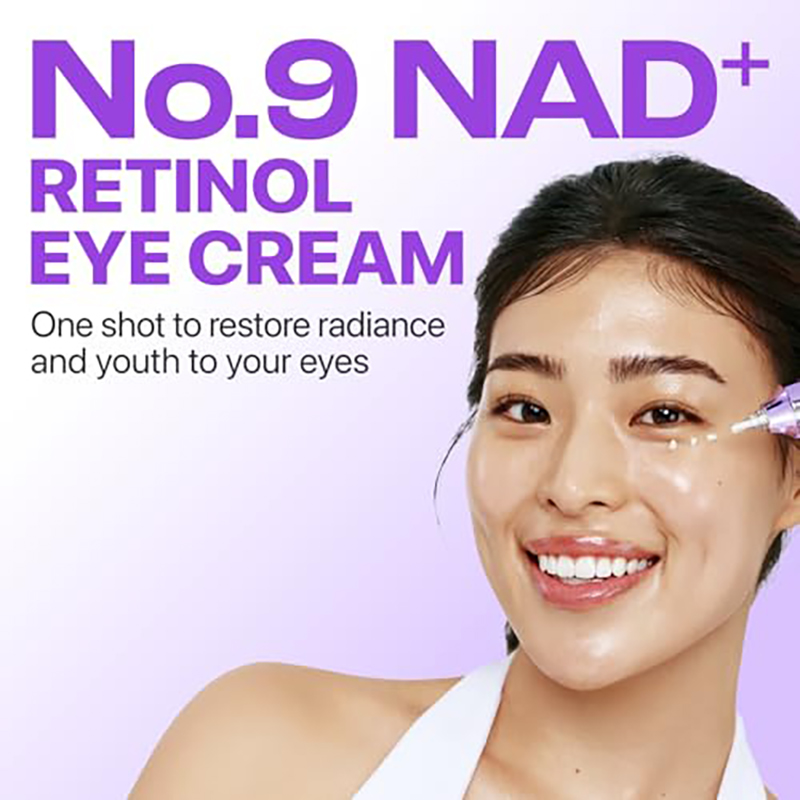 numbuzin No.9 Eye Cream | NAD+ Retinol Volumetox Eye Cream | Firming, Wrinkles, Fine Lines, Dark Circles, Puffy | Retinol, Peptides, Niacinamide | Undereye Treatment Serum | 0.33 fl. oz. - Image 2
