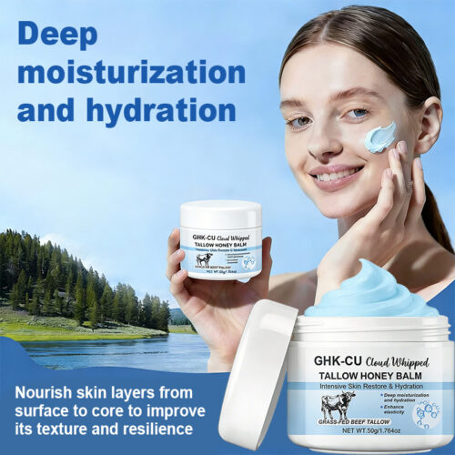 Grass-Fed Facial Balm with Honey and Copper Peptide - 50g
