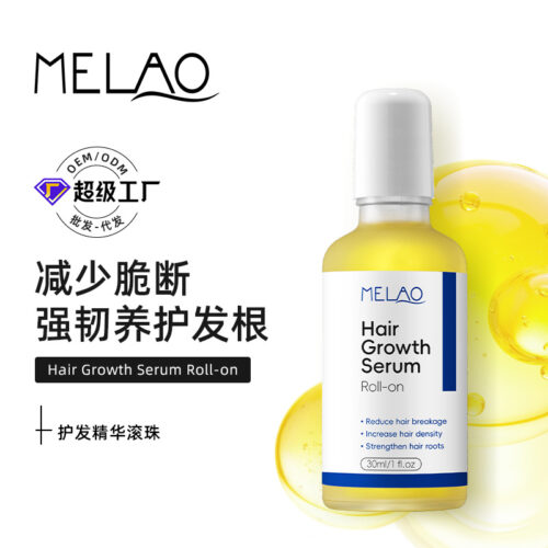 Hair serum with rollerball applicator to strengthen hair strands, roll-on hair treatment serum - Hair Growth Serum