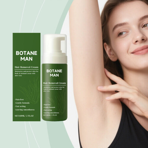 Gentle and delicate depilatory foam: gently cleanses the skin's surface, retains moisture, leaves skin soft, and provides a comfortable hair removal experience.