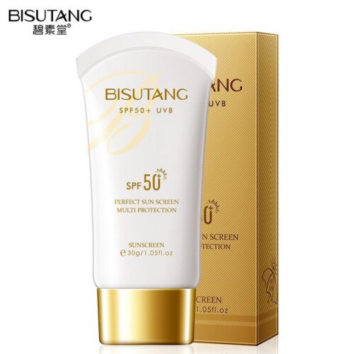 SPF50+ sunscreen with basic functions, UV protection, hydration, and a light, non-greasy texture.