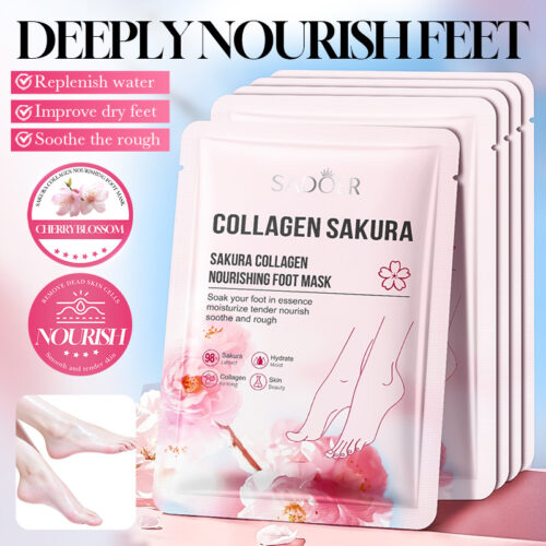 Cherry Collagen Moisturizing Foot Mask