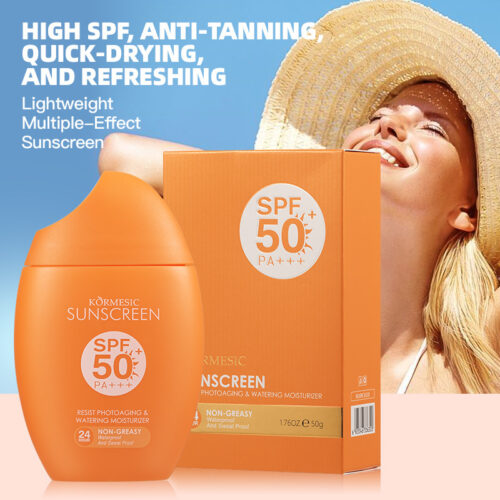 Lightweight, multifunctional sunscreen cream