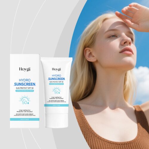 A moisturizing facial protection cream for outdoor use in summer, offering gentle protection, a light texture, non-sticky, refreshing and nourishing properties.