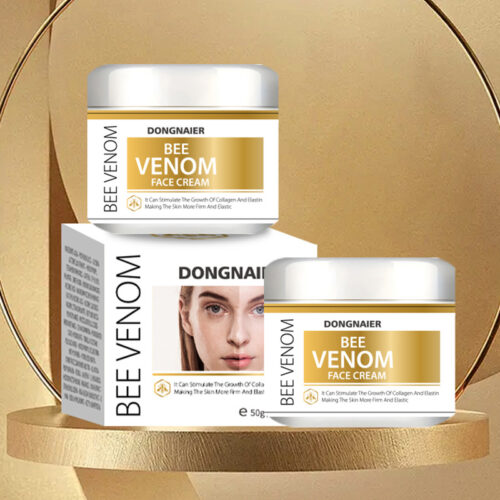 Bee venom cream with retinol to brighten, moisturize, protect, soften, and leave skin smooth and supple.
