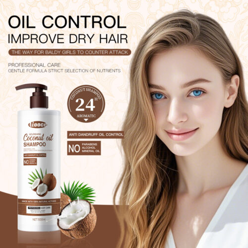 Coconut Oil Nourishing & Volumizing Shampoo, Refreshing Oil‑Balancing Shampoo