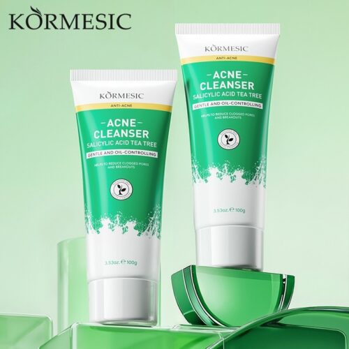Anti-acne facial cleanser for facial cleansing.